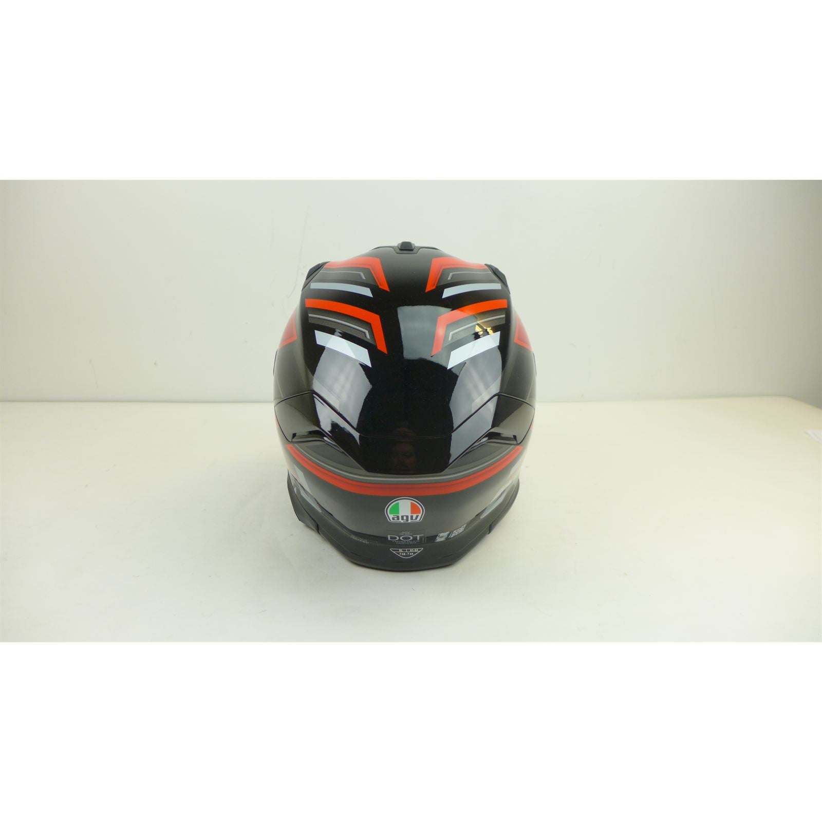 AGV Helmets K7 Helmet - Taurax - Black/Red - XL OPEN BOX [MPN: 2118399004-009-XL]_2582996
