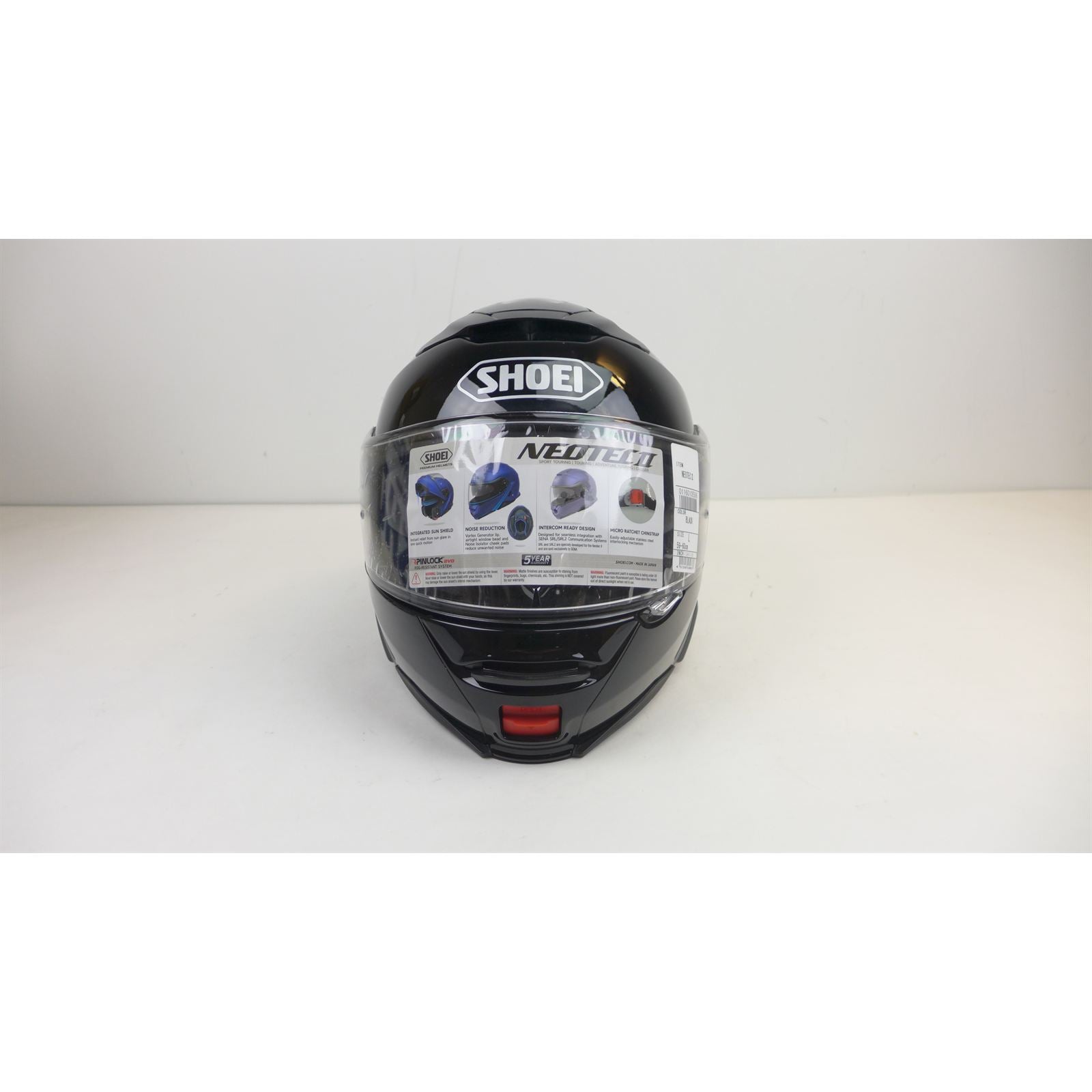 Shoei Neotec II Modular Helmet - Black - Large OPEN BOX [MPN: 0116-0105-06]_2582983