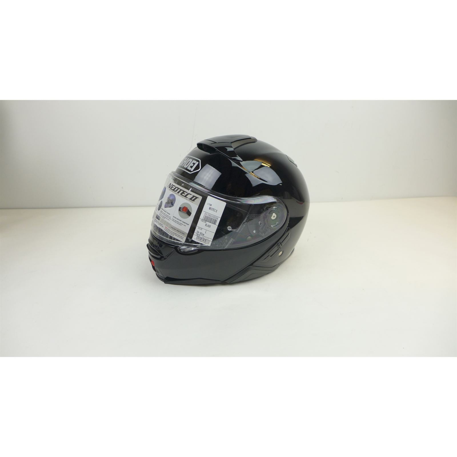 Shoei Neotec II Modular Helmet - Black - Large OPEN BOX [MPN: 0116-0105-06]_2582985