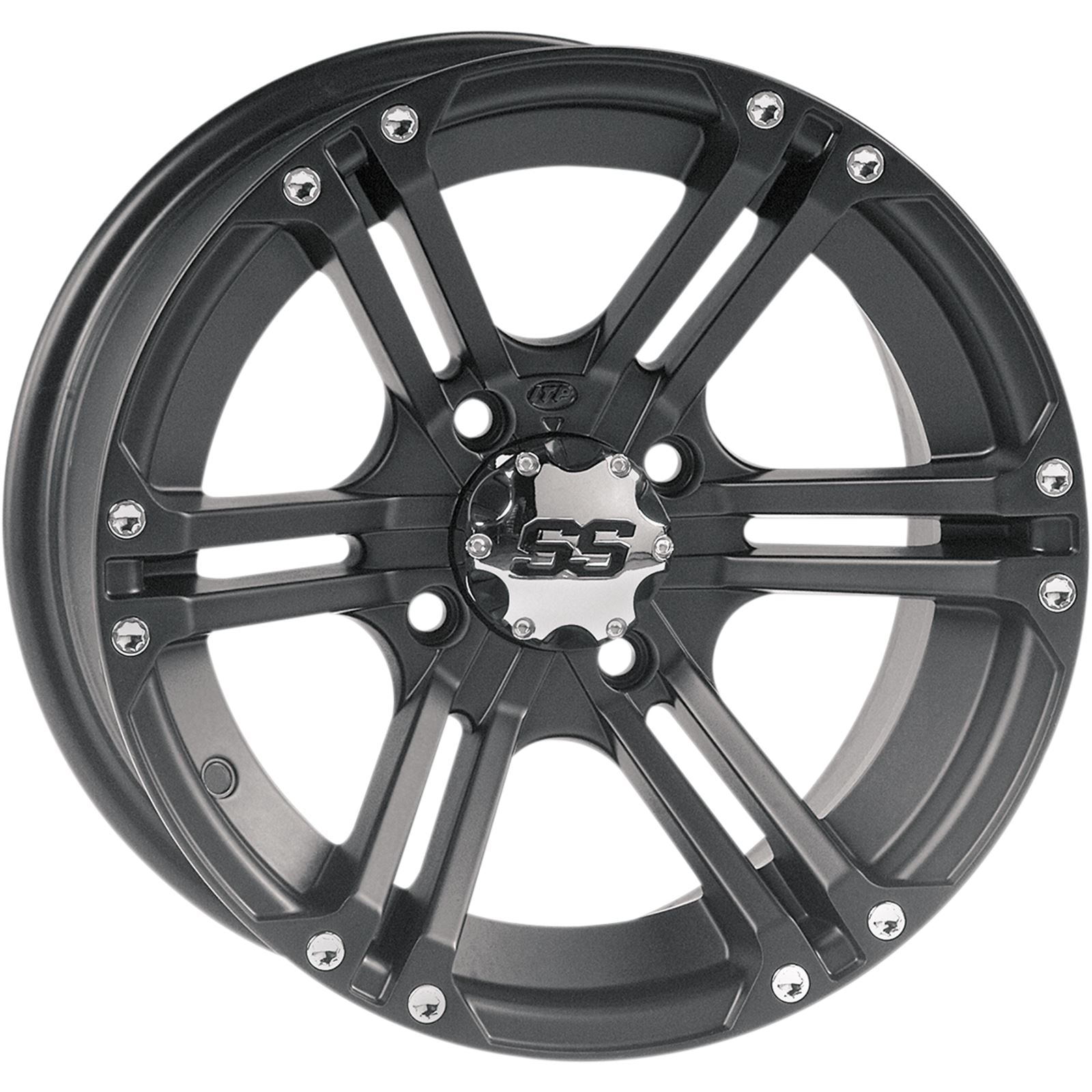 ITP SS212 Black Wheel 12x7 4/156 4+3 1228366536B_397774