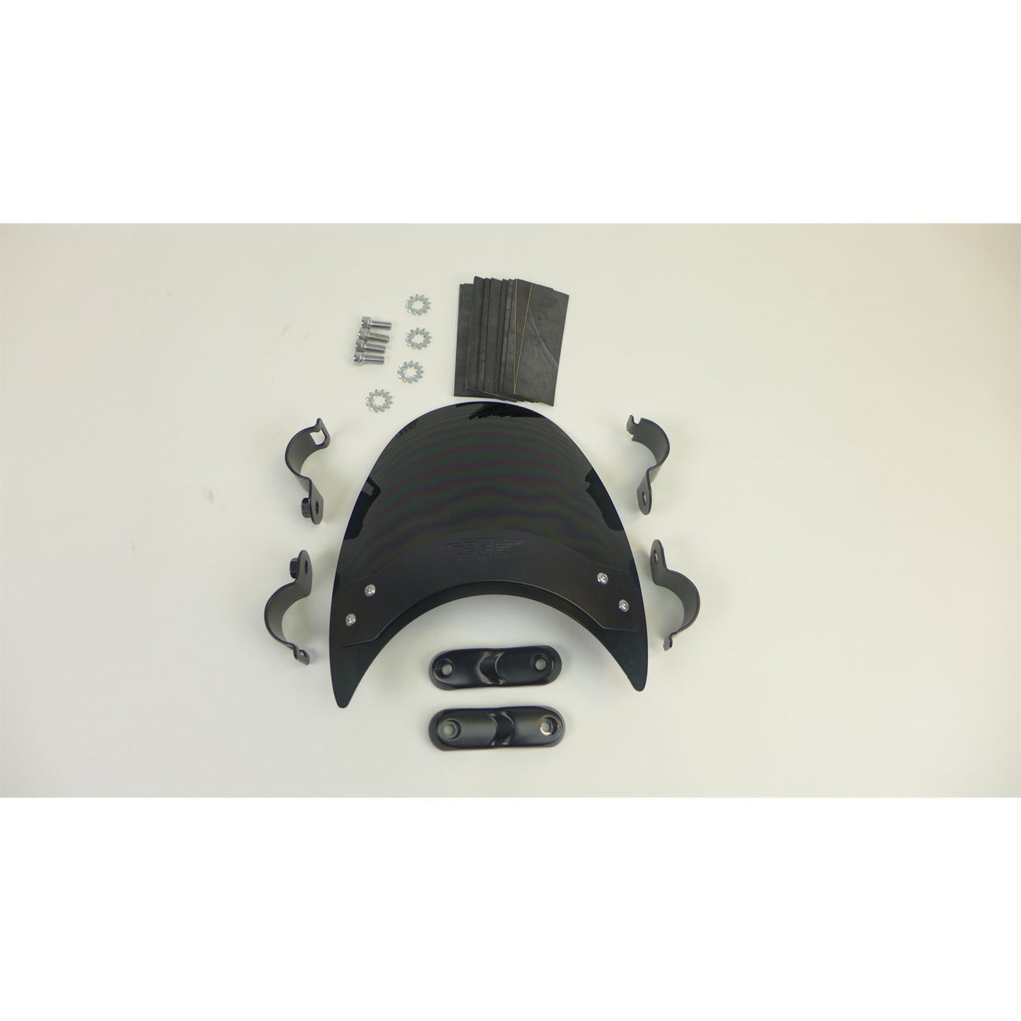 National Cycle Flyscreen Windscreen Dark Smoke Black Hardware OPEN BOX [MPN: N2531-002]_2655943