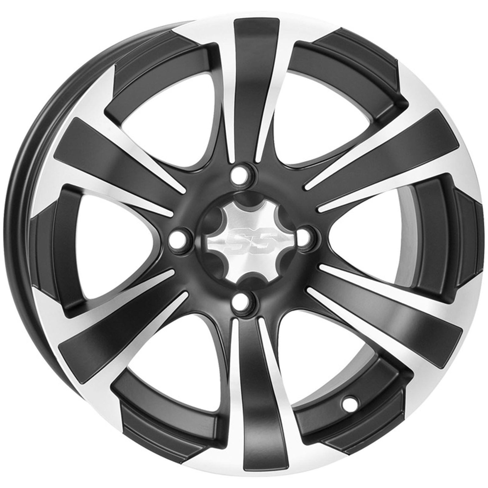 ITP SS312 Alloy Wheel - Rear - Black Machined - 14x8 - 4/156 - 5+3 1428449536B_596018