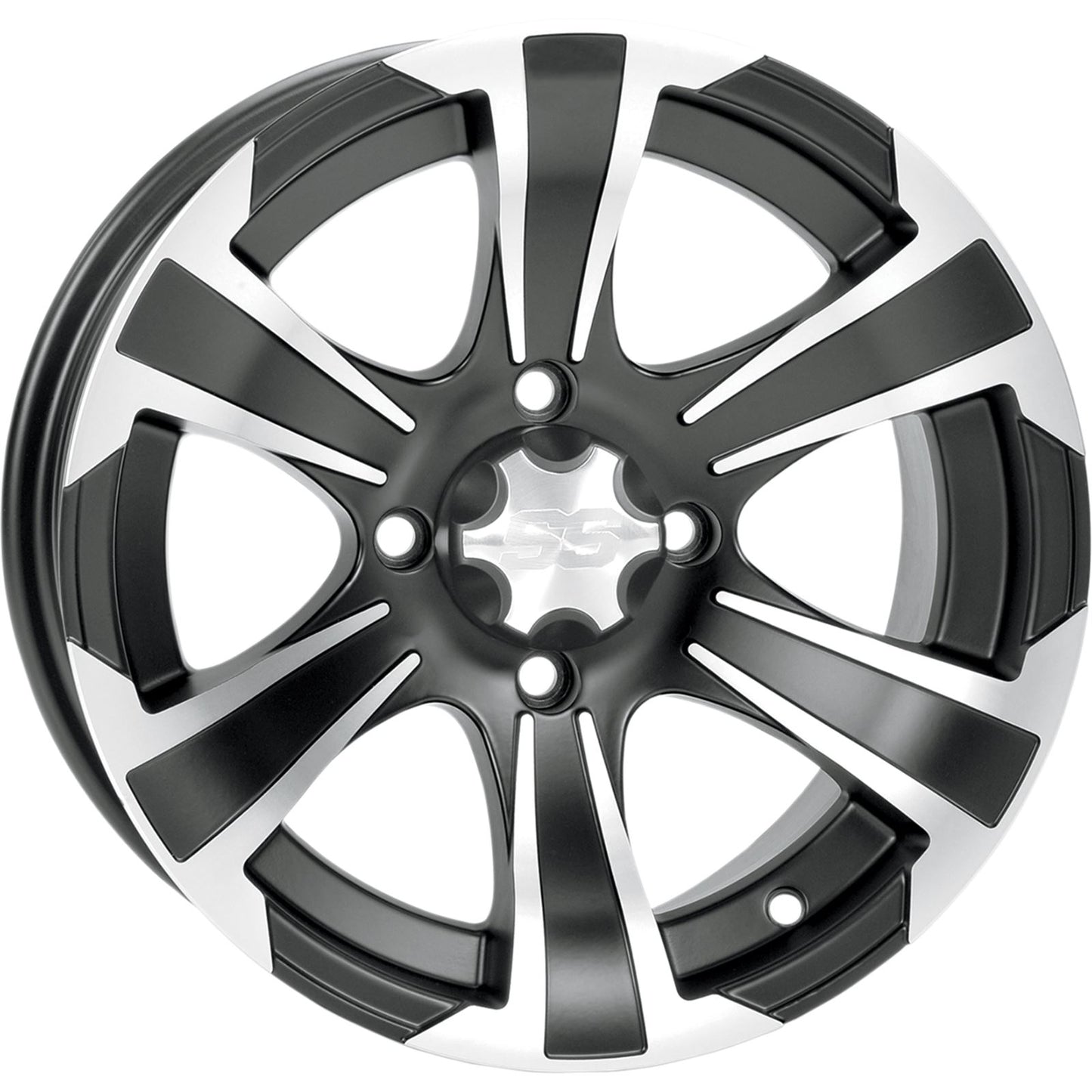 ITP SS312 Alloy Wheel - Front - Black Machined - 14x6 - 4/137 - 4+2 1428452536B_397812