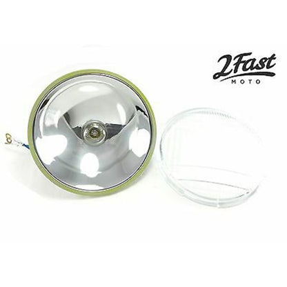 2FastMoto 6 Volt Headlight With Replaceable Bulb For Yamaha 168-84320-60_651652