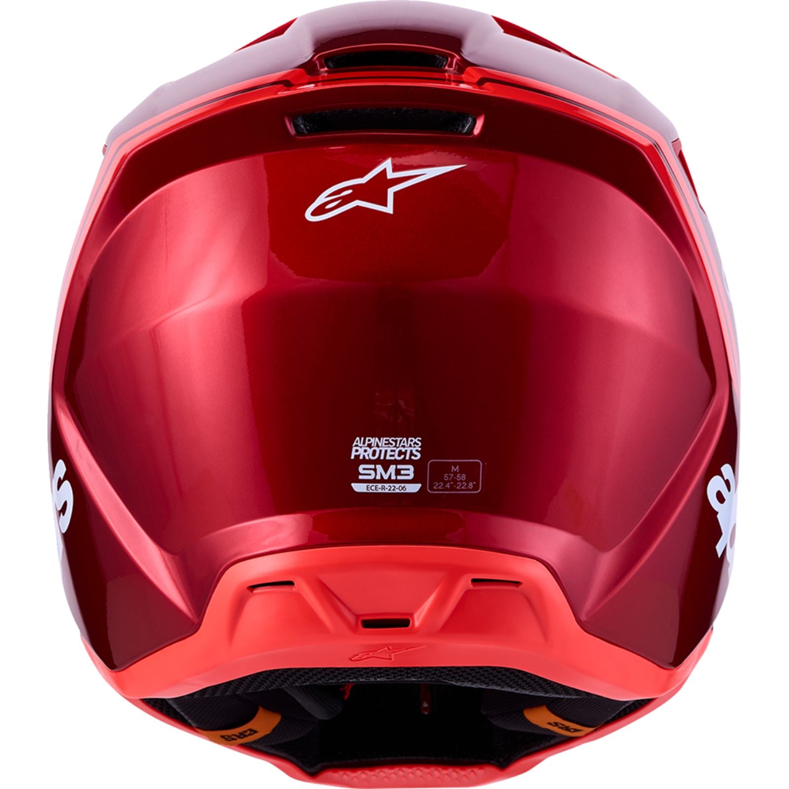 Alpinestars SM3 Helmet - Radium - Red/Red Fluo/White_2700802