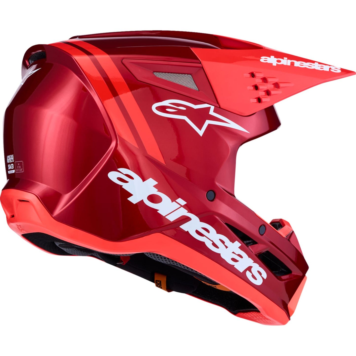 Alpinestars SM3 Helmet - Radium - Red/Red Fluo/White_2701876