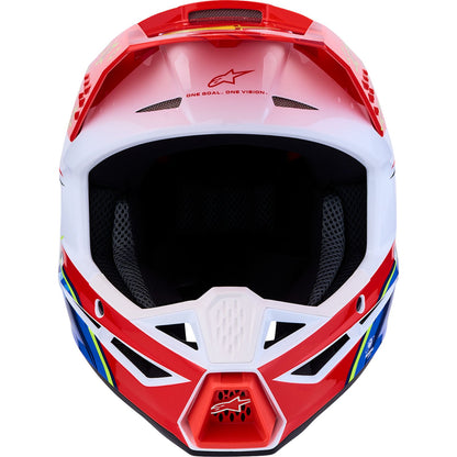 Alpinestars SM3 Helmet - Falcon - Red Fluo/White/Blue/Yellow Fluo_2700815