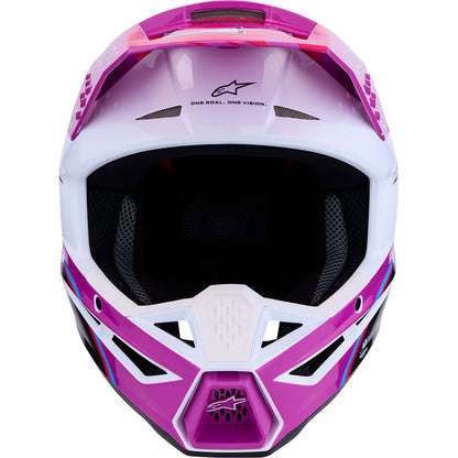Alpinestars SM3 Helmet - Falcon - Purple/White/Black/Pink Fluo_2701774