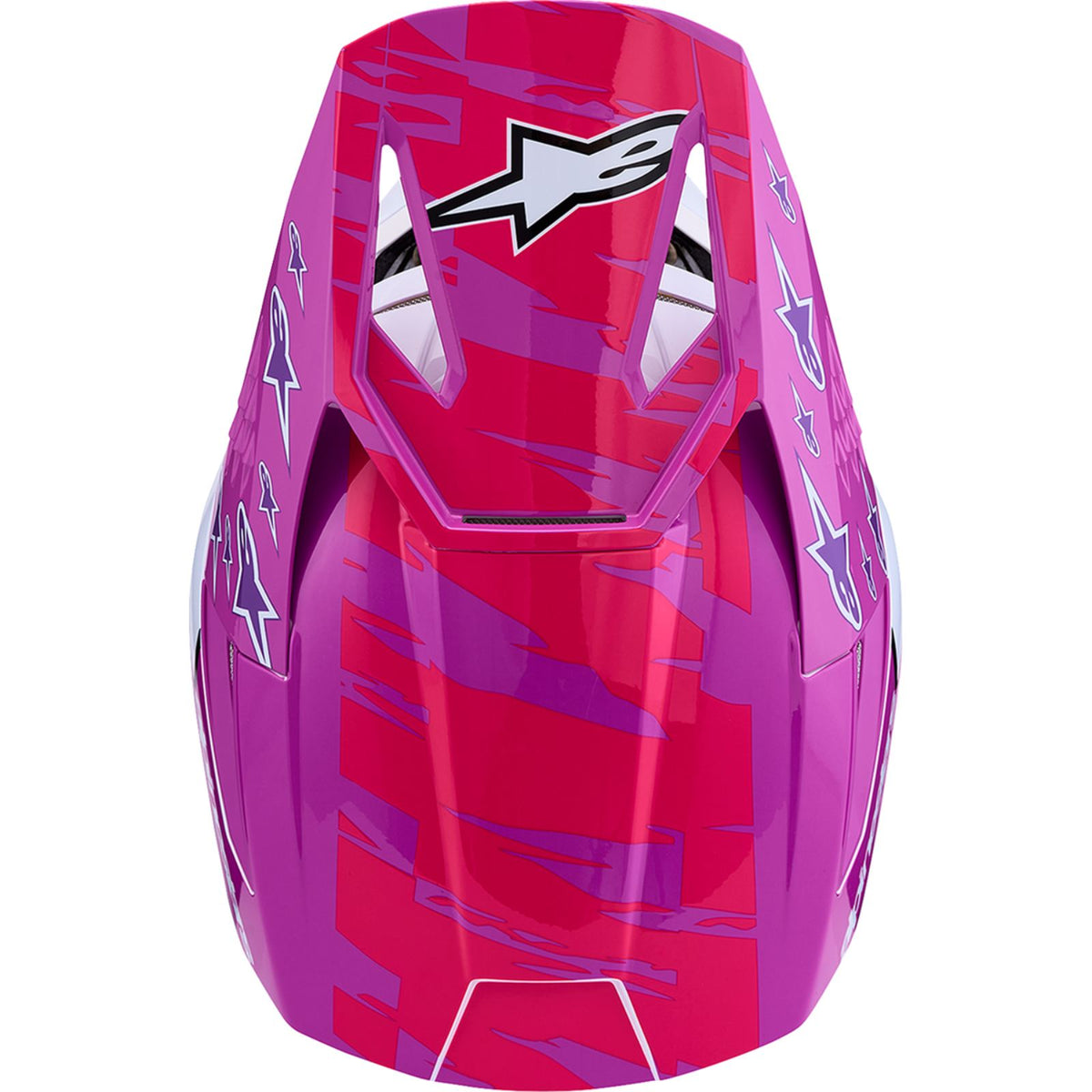 Alpinestars SM3 Helmet - Falcon - Purple/White/Black/Pink Fluo_2701856