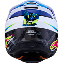 Alpinestars Youth SM3 Helmet - Falcon - Blue/White/Black/Pink Fluo_2700915