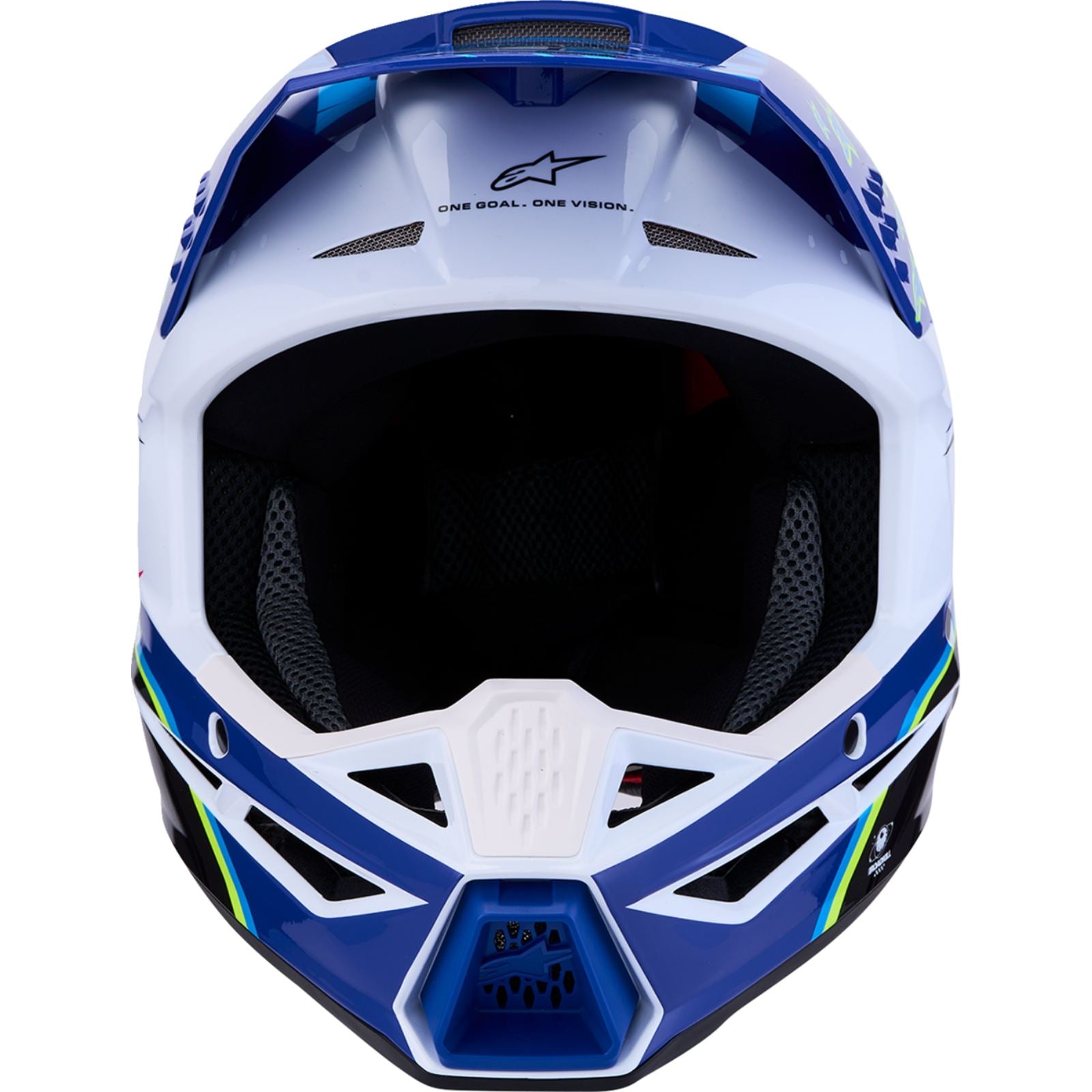 Alpinestars Youth SM3 Helmet - Falcon - Blue/White/Black/Pink Fluo_2701199
