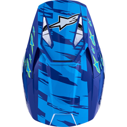 Alpinestars SM3 Helmet - Falcon - Blue/White/Black/Pink Fluo_2701735