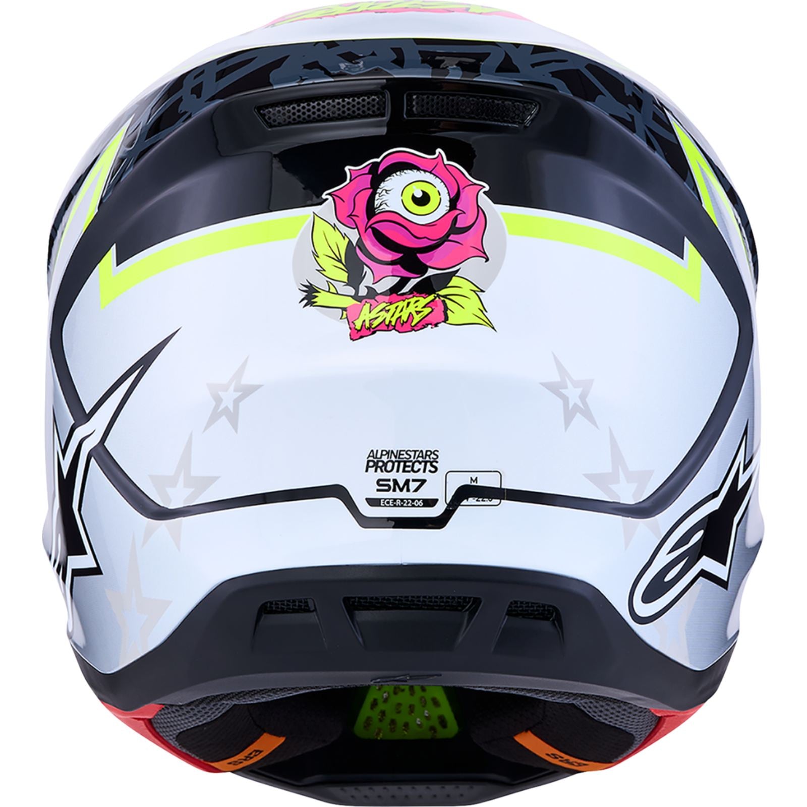Alpinestars SM7 Helmet - Blaster - Black/Gray/White/Yellow Fluo_2701529