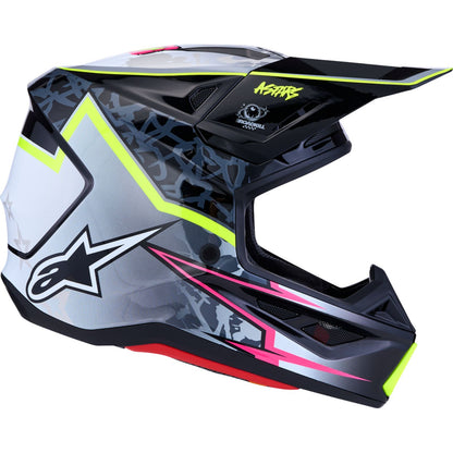 Alpinestars SM7 Helmet - Blaster - Black/Gray/White/Yellow Fluo_2702151