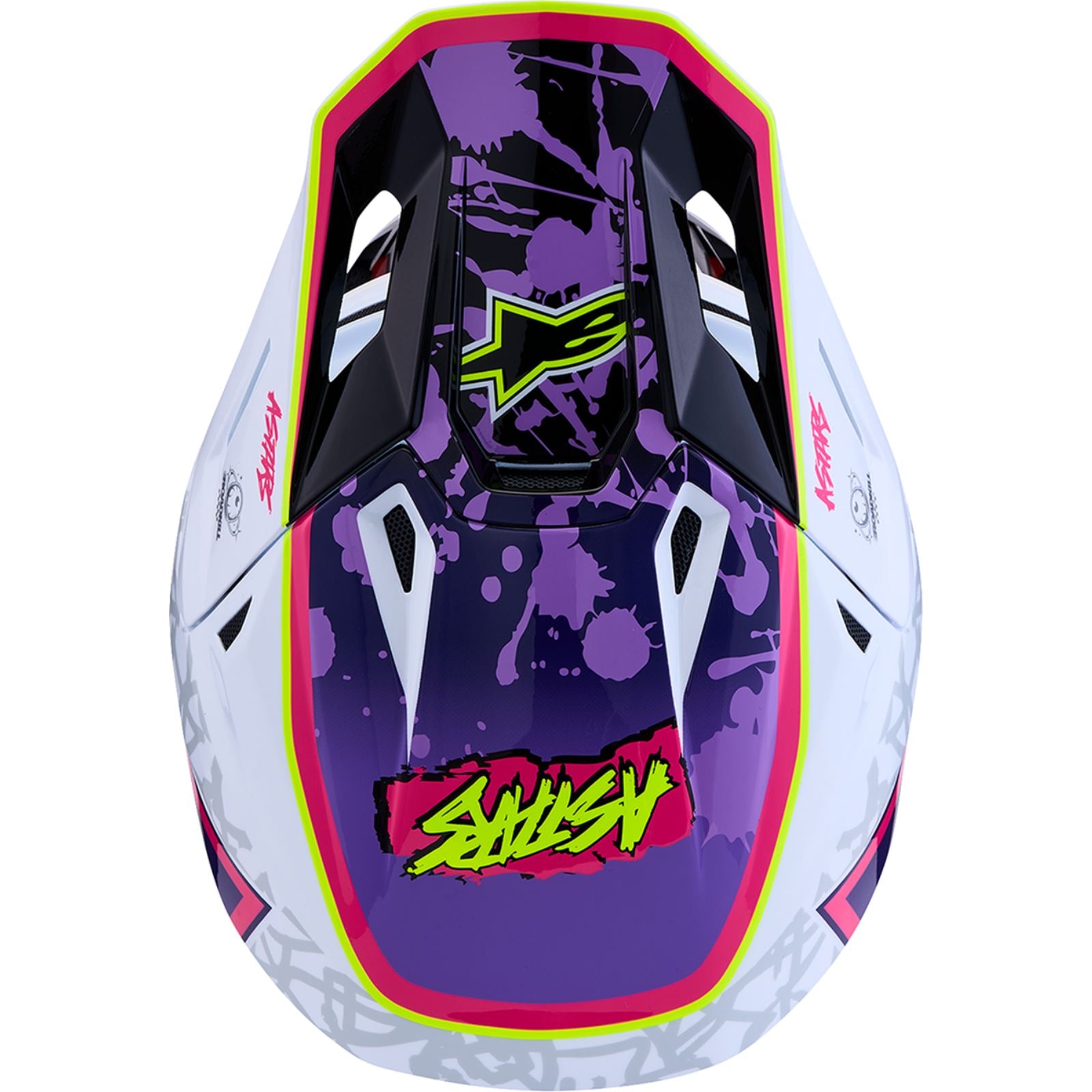 Alpinestars SM7 Helmet - Blaster - Purple/Pink/White_2701606