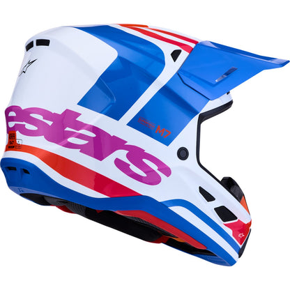Alpinestars SM7 Helmet - Core - White/Blue/Orange/Pink_2700842
