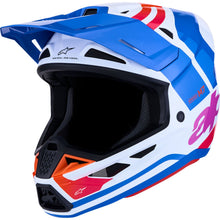 Alpinestars SM7 Helmet - Core - White/Blue/Orange/Pink_2700843