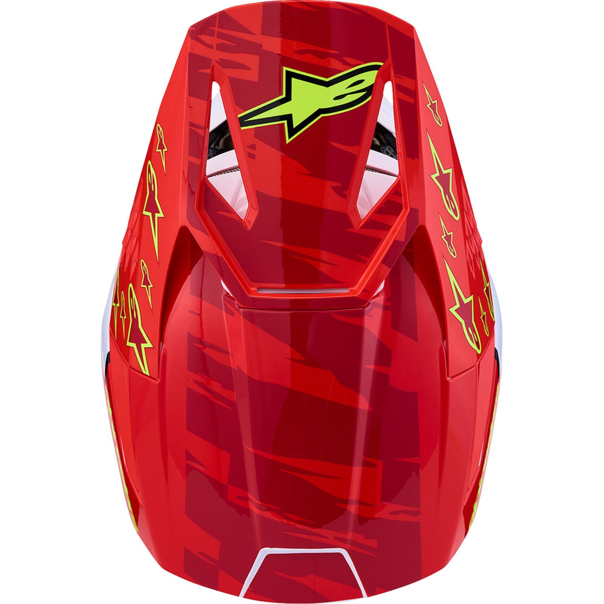 Alpinestars SM3 Helmet - Falcon - Red Fluo/White/Blue/Yellow Fluo - XS [MPN: 8300927-3206-XS]_2700824