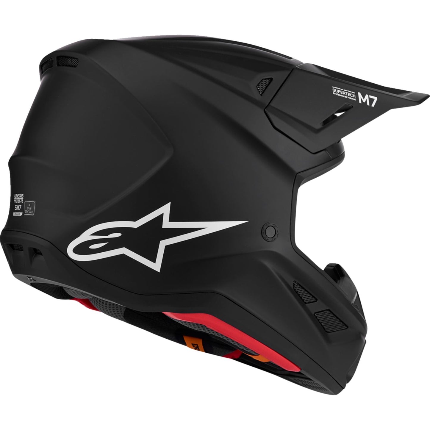 Alpinestars SM7 Helmet - Solid - Matte Black_2701860