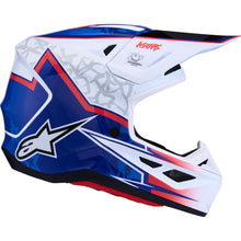 Alpinestars SM7 Helmet - Blaster - White/Blue/Red - XS [MPN: 8301627-2217-XS]_2701318