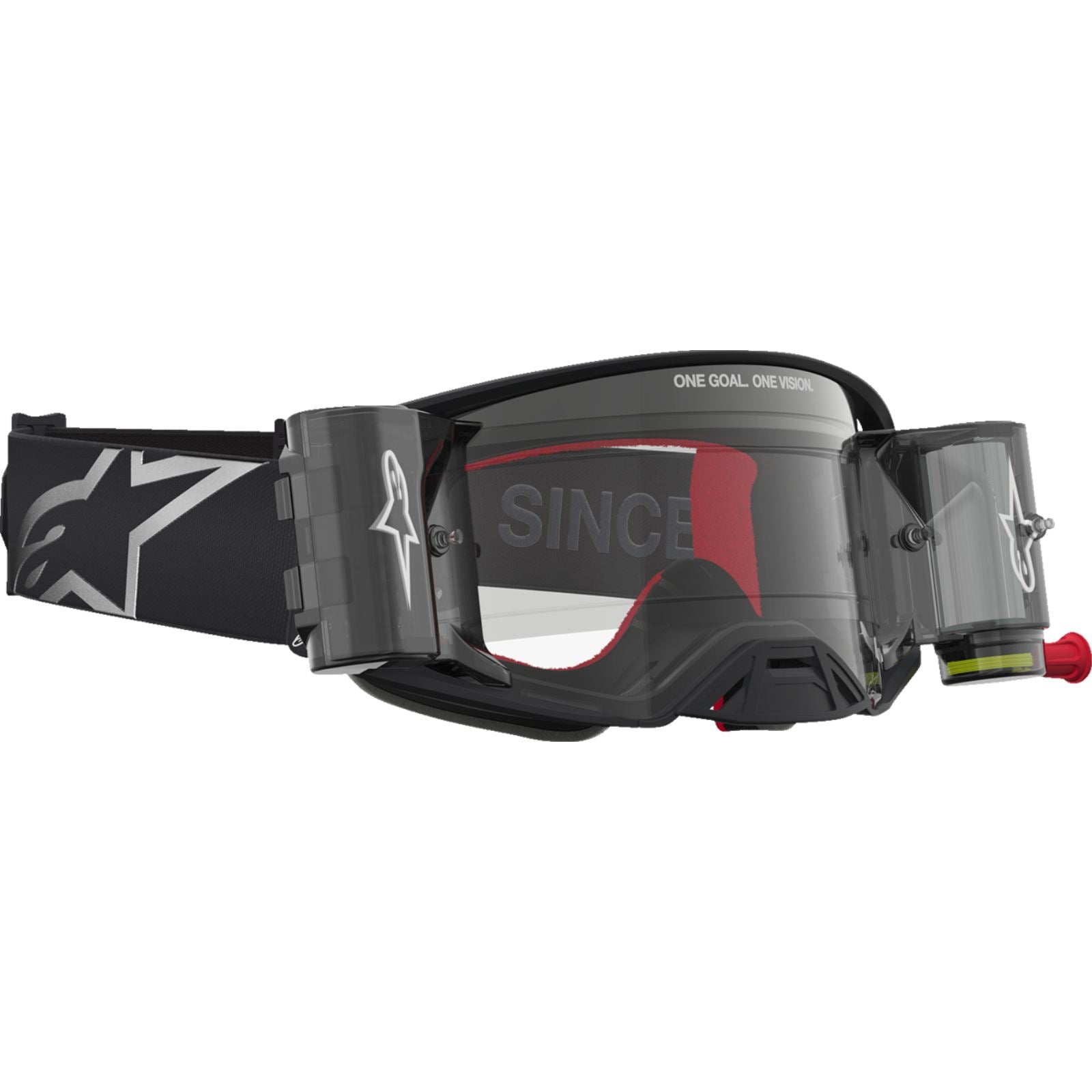 Alpinestars Supertech Goggles - Firma - Roll-Off - Black/Silver - Clear Lens [MPN: 5100227-1742]_2700861