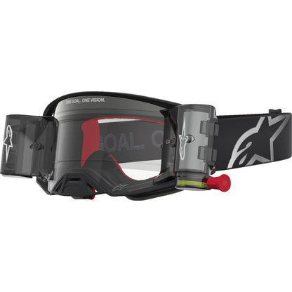 Alpinestars Supertech Goggles - Firma - Roll-Off - Black/Silver - Clear Lens [MPN: 5100227-1742]_2701703