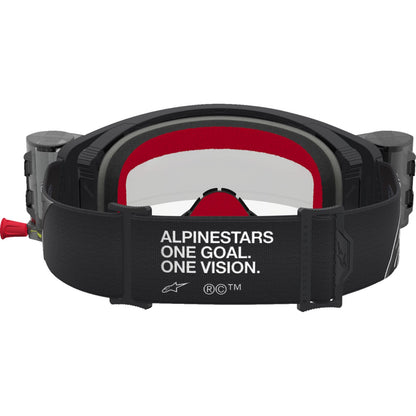 Alpinestars Supertech Goggles - Firma - Roll-Off - Black/Silver - Clear Lens [MPN: 5100227-1742]_2702128