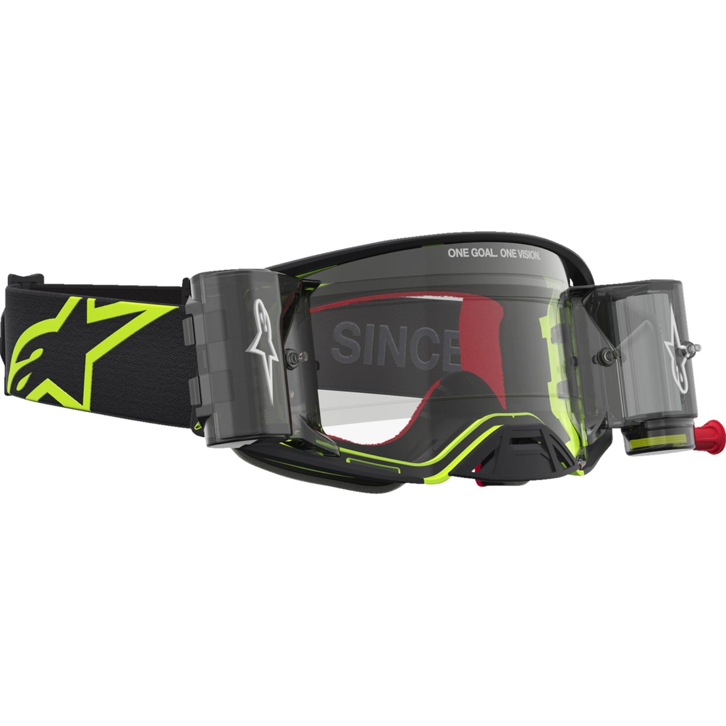 Alpinestars Supertech Goggles - Firma - Roll-Off - Black/Yellow Fluo Clear Lens [MPN: 5100227-1743]_2702380
