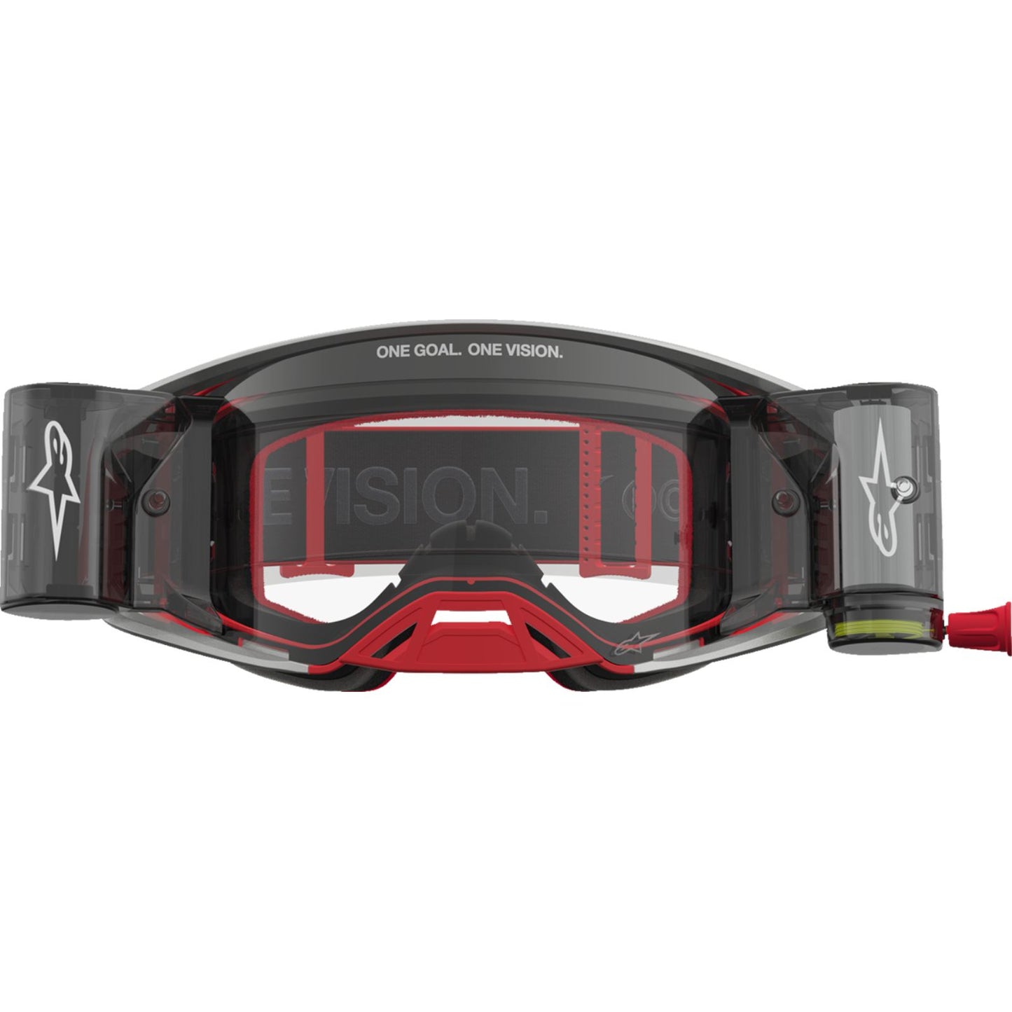 Alpinestars Supertech Goggles - Firma - Roll-Off - Red/Silver - Clear Lens [MPN: 5100227-3246]_2702040