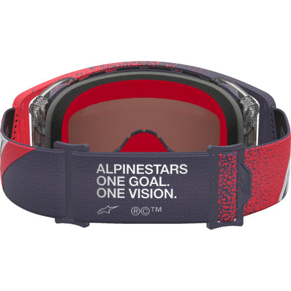 Alpinestars Supertech Goggles - Hiten - Black/Red - Silver Mirror Lens [MPN: 5100527-1434]_2701134