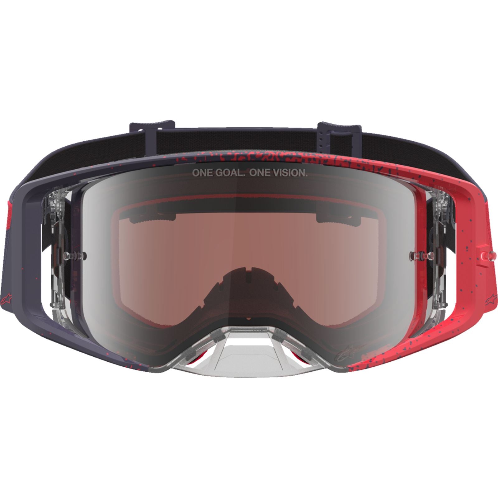Alpinestars Supertech Goggles - Hiten - Black/Red - Silver Mirror Lens [MPN: 5100527-1434]_2701751