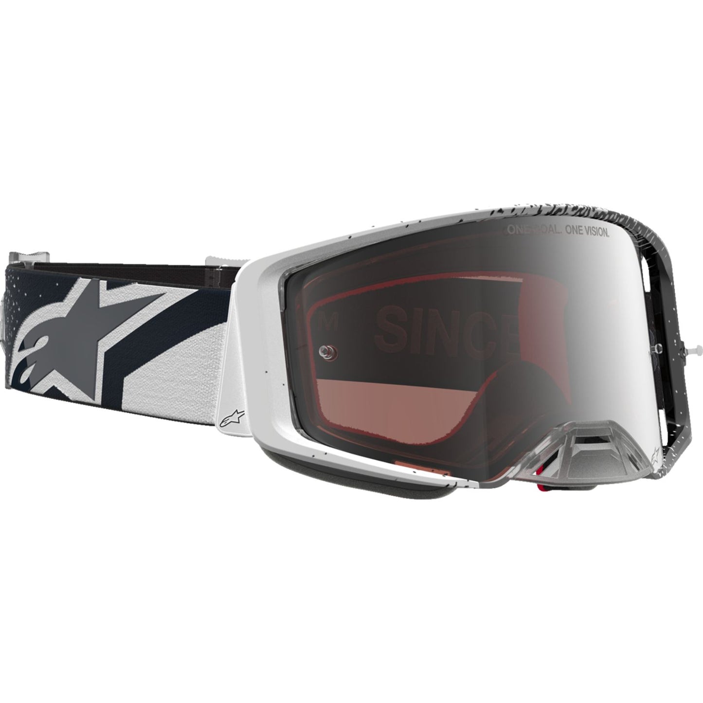 Alpinestars Supertech Goggles - Hiten - White/Black - Silver Mirror Lens [MPN: 5100527-2094]_2702039