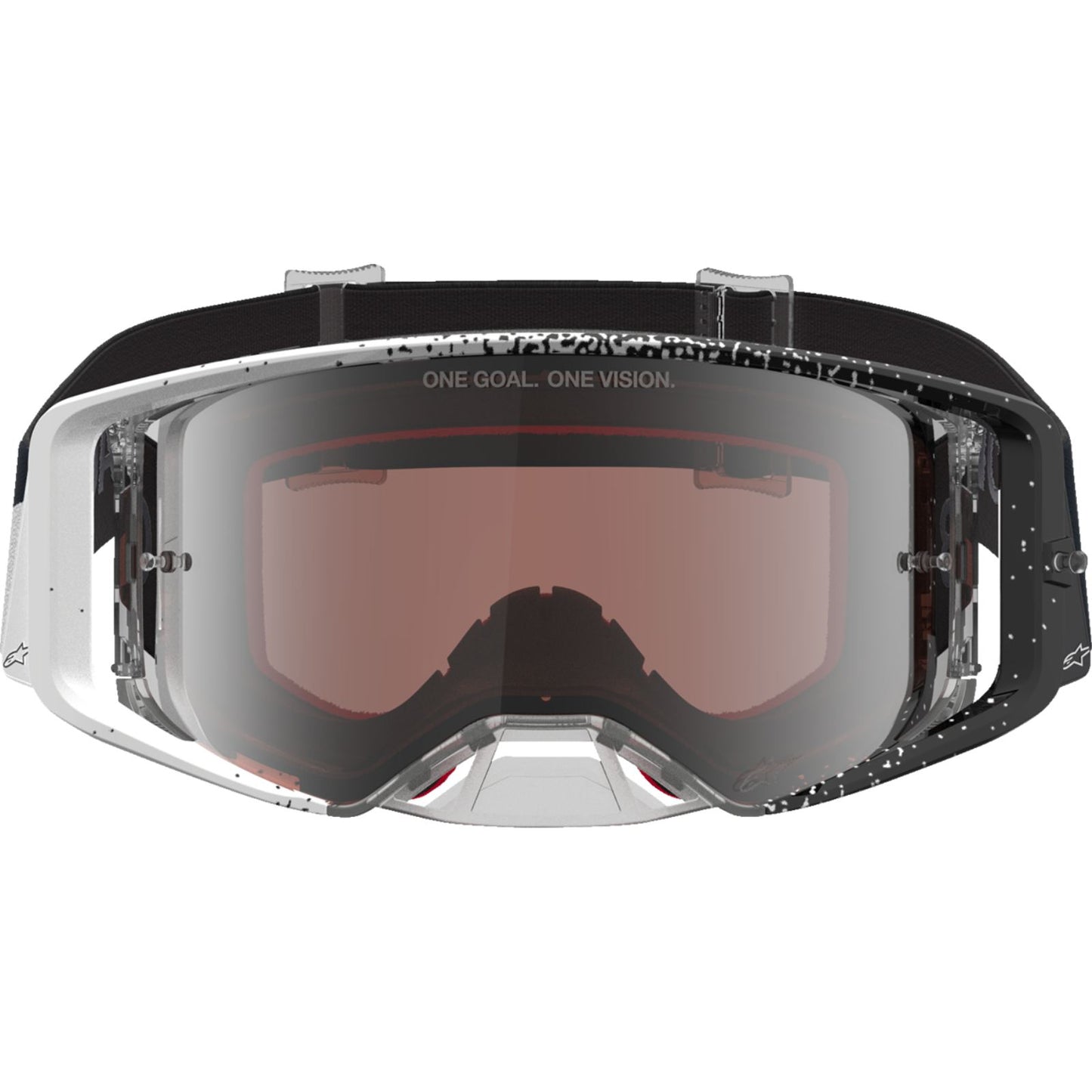Alpinestars Supertech Goggles - Hiten - White/Black - Silver Mirror Lens [MPN: 5100527-2094]_2702362