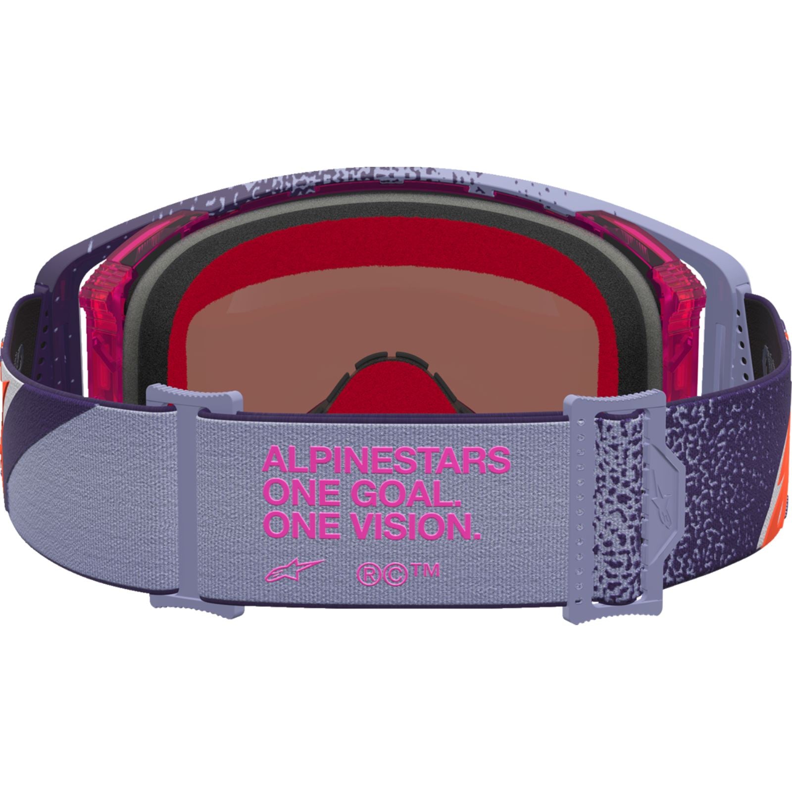 Alpinestars Supertech Goggles - Hiten - Purple/Red - Pink Mirror Lens [MPN: 5100527-3229]_2700919