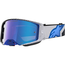 Alpinestars Supertech Goggles - Hiten - Black/Blue - Blue Mirror Lens [MPN: 5100527-7352]_2700906