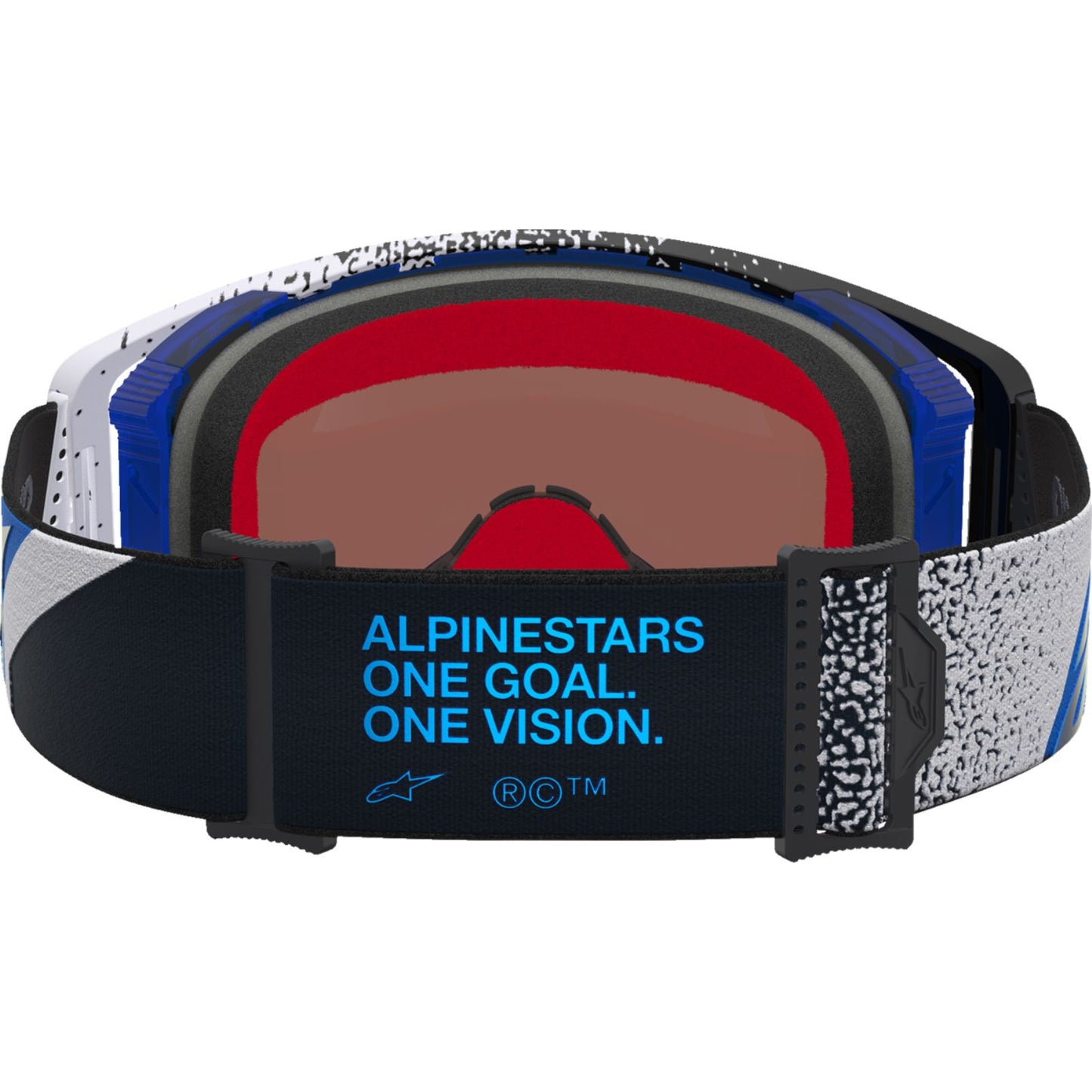 Alpinestars Supertech Goggles - Hiten - Black/Blue - Blue Mirror Lens [MPN: 5100527-7352]_2702067