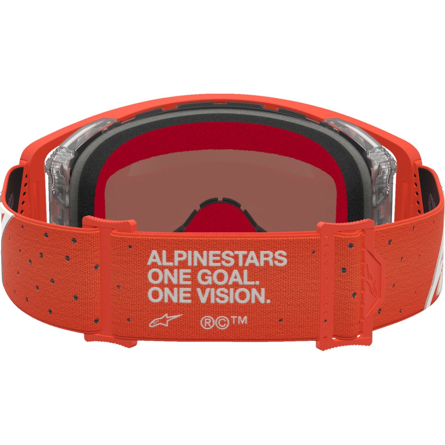 Alpinestars Supertech Goggles - Vesta - Orange/Silver - Silver Mirror Lens [MPN: 5100727-4013]_2701297
