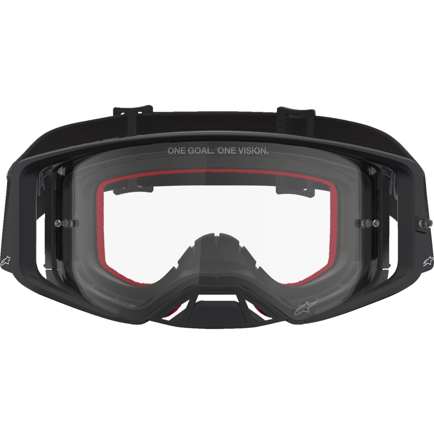 Alpinestars Supertech Goggles - Vesta - Matte Black/Silver - Clear Lens [MPN: 5100827-1745]_2700889