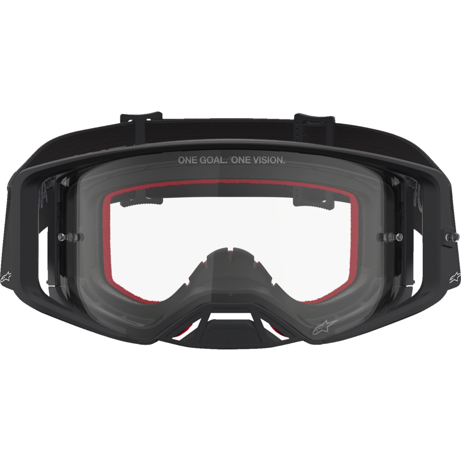 Alpinestars Supertech Goggles - Vesta - Matte Black/Silver - Clear Lens [MPN: 5100827-1745]_2700889