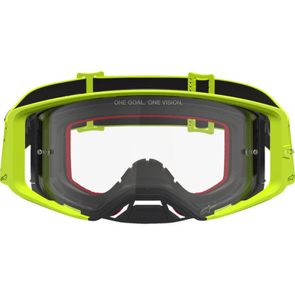 Alpinestars Supertech Goggles - Vesta - Fluo Yellow/Black - Clear Lens [MPN: 5100827-5012]_2701192