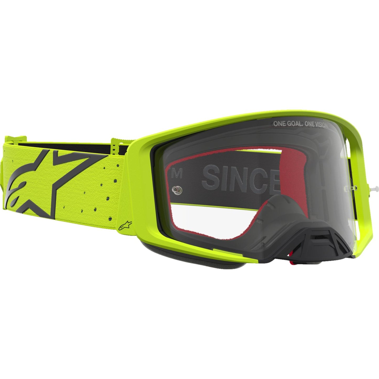 Alpinestars Supertech Goggles - Vesta - Fluo Yellow/Black - Clear Lens [MPN: 5100827-5012]_2701532