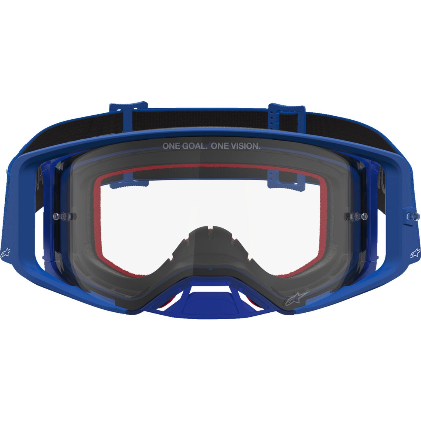 Alpinestars Supertech Goggles - Vesta - Blue/White - Clear Lens [MPN: 5100827-7371]_2701330