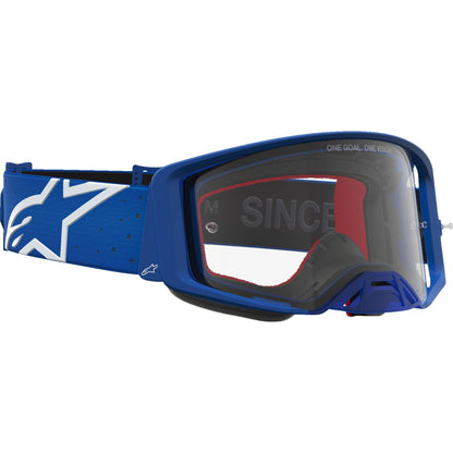 Alpinestars Supertech Goggles - Vesta - Blue/White - Clear Lens [MPN: 5100827-7371]_2701750