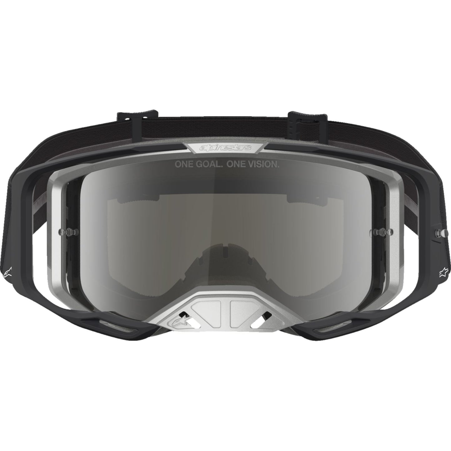 Alpinestars Vision 8 Goggles - Amber - Black/Silver - Silver Mirror Lens [MPN: 5101427-1728]_2702080