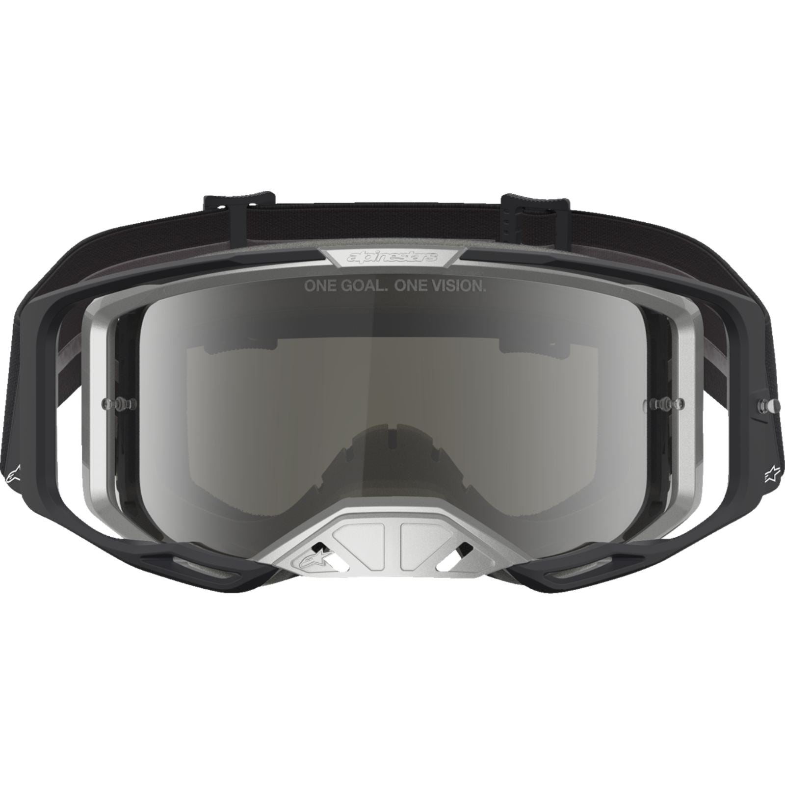 Alpinestars Vision 8 Goggles - Amber - Black/Silver - Silver Mirror Lens [MPN: 5101427-1728]_2702080
