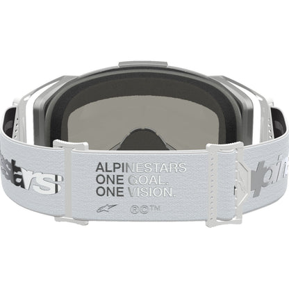 Alpinestars Vision 8 Goggles - Amber - White/Silver - Silver Mirror Lens [MPN: 5101427-2096]_2702083