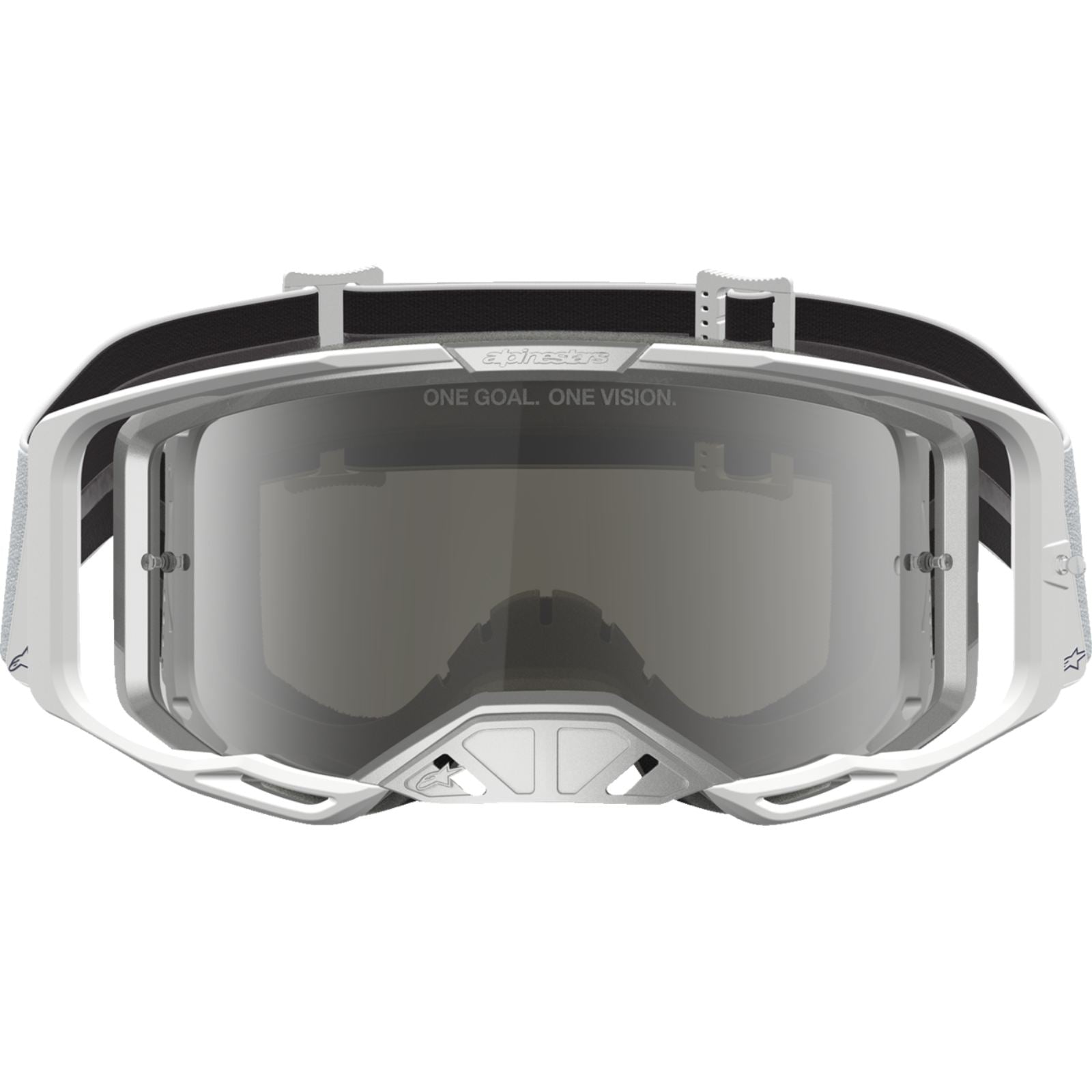 Alpinestars Vision 8 Goggles - Amber - White/Silver - Silver Mirror Lens [MPN: 5101427-2096]_2702084