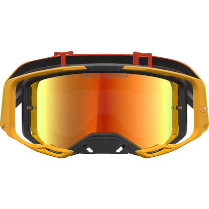 Alpinestars Vision 8 Goggles - Amber - Fire Red/Black - Red Mirror Lens [MPN: 5101427-3235]_2702096