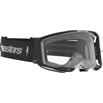 Alpinestars Vision 8 Goggles - Amber - Black/Silver - Clear Lens [MPN: 5101527-1742]_2701454
