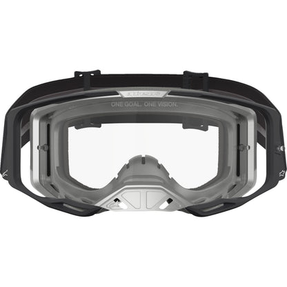 Alpinestars Vision 8 Goggles - Amber - Black/Silver - Clear Lens [MPN: 5101527-1742]_2701614